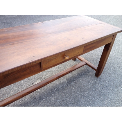  Table de ferme suisse en noyer avec 1 sur  Moinat SA  - Antiquités décoration
