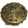Round polished brass trivet from  Moinat SA  - Antiques and home décor