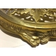 Sous-plat rond en laiton poli
