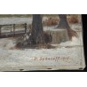 Paintings | Swiss oil on canvas "Landscape" by Moinat SA – Antiques and home décor