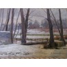 Paintings | Swiss oil on canvas "Landscape" by Moinat SA – Antiques and home décor