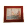 Paintings | Swiss oil on canvas ‘Boats’ by Moinat SA  – Antiques and home décor