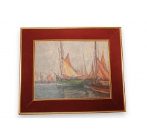 Gravure "Ourse et ses jeunes" signée HAINARD