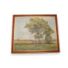 Paintings | Oil on canvas "Near Choulex, 19 Moinat SA" – Antiques and home décor