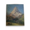 Paintings | Oil on canvas: ‘The Matterhorn, Zermatt’ Moinat SA  – Antiques and home décor