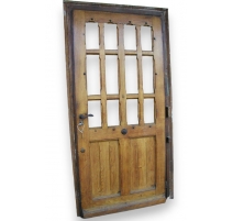 Door with 12 small windows.