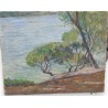 Paintings | Swiss oil on canvas "Bord de Moinat SA  - Antiques and home décor