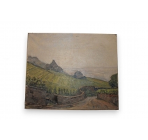 Tableau "Grandvaux" signé SOKOLOFF
