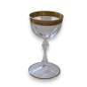 Crystal goblet with gold trim at  Moinat SA  - Antiques and home décor