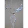 Crystal goblet with gold trim at  Moinat SA  - Antiques and home décor