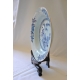 Assiette en porcelaine bleu blanc