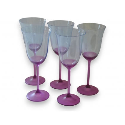 Série de 5 verres hauts coloris
