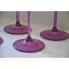Set of 5 tall coloured glasses by  Moinat SA  - Antiques and home décor
