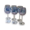 Set of 6 ‘vine’ crystal glasses from Moinat SA – Antiques and home décor