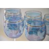 Set of 6 ‘vine’ crystal glasses from Moinat SA – Antiques and home décor