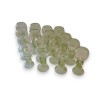 Set of 20 light green glasses from Moinat SA – Antiques and home décor