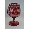 Set of 6 red cognac glasses, from  Moinat SA  - Antiques and home décor