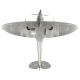 Modèle d'avion Spitfire en aluminium