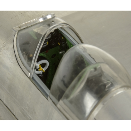 Modèle d\'avion Spitfire en aluminium
