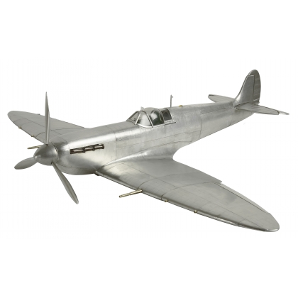 Modèle d\'avion Spitfire en aluminium