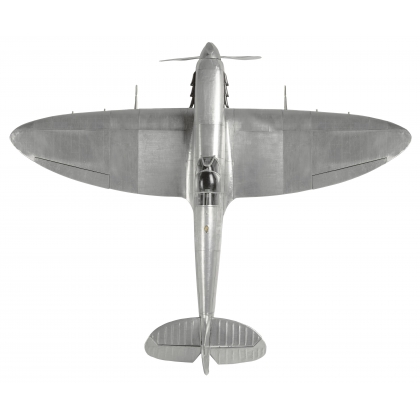 Modèle d\'avion Spitfire en aluminium