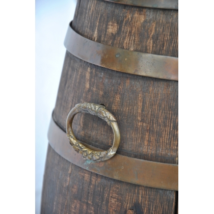 English oak cask, hooped by  Moinat SA  - Antiques and home décor