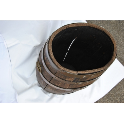 English oak cask, hooped by  Moinat SA  - Antiques and home décor