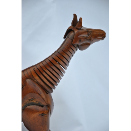 Grand Cheval en bois, Modèle d\'artiste