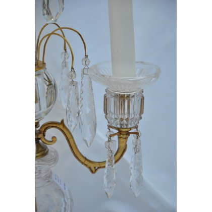 Pair of crystal wall sconces by Moinat SA – Antiques and home décor