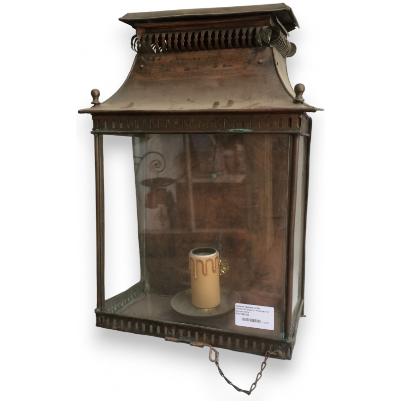 Copper wall lamp at  Moinat SA  - Antiques and home décor