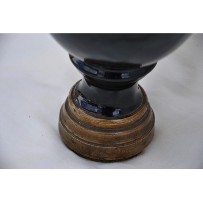 Glazed earthenware stair ball at Moinat SA – Antiques and home décor