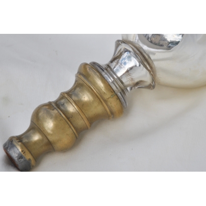 Chrome-plated glass stair ball at  Moinat SA  - Antiques and home décor