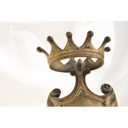 Bronze coat-of-arms and crown mount, from  Moinat SA  - Antiques and decorative items