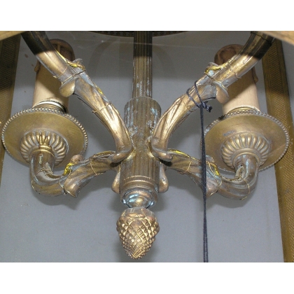 Lanterne Louis XVI avec 4 lumières.