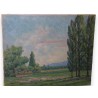 Paintings | Swiss oil on canvas "The Moinat Area" – Antiques and home décor