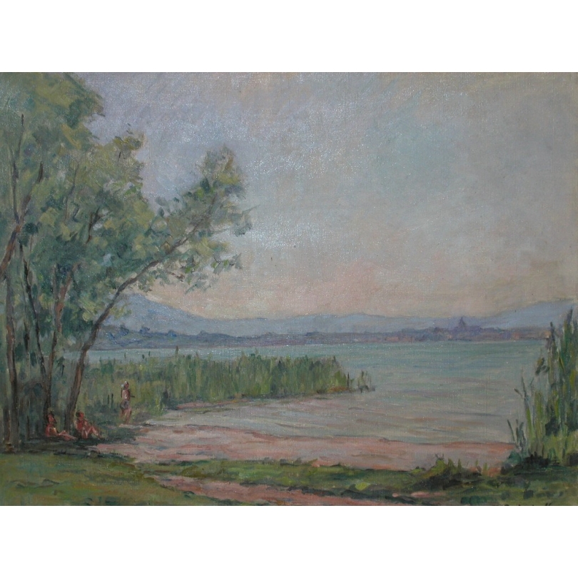 Paintings | Oil on canvas, Switzerland "Pointe à la Moinat SA – Antiques and home décor"
