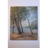 Paintings | Oil on canvas, Switzerland "Bord du Lac Moinat SA  - Antiques and home décor