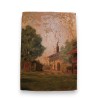 Paintings | Oil on canvas, Switzerland: ‘Farm near Moinat SA’ – Antiques and home décor