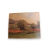 Paintings | Swiss oil on canvas "Campagne Moinat SA  - Antiques and home décor"