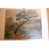 Paintings | Swiss oil on canvas "The Rhône & Moinat SA" – Antiques and home décor