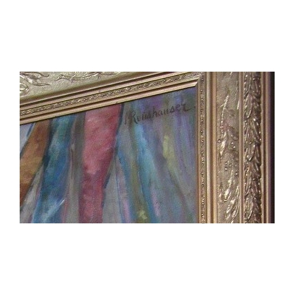 Paintings | Painting entitled ‘Still Life’, signed RUTISHAUSER. Moinat SA  – Antiques and home décor