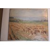 Paintings | Swiss oil on canvas "Coteau du Moinat SA" – Antiques and home décor