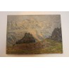 Paintings | Swiss oil on canvas ‘Mountains’ by Moinat SA  – Antiques and home décor