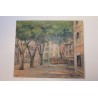 Paintings | Oil on canvas "Avignon, Place des Moinat SA" – Antiques and home décor