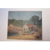 Paintings | Oil on canvas "Cabanon on the banks of the Moinat SA" – Antiques and home décor