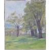 Paintings | Oil on canvas "Geneva Countryside" Moinat SA  - Antiques and home décor