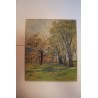 Paintings | Oil on canvas "Geneva Countryside" Moinat SA  - Antiques and home décor