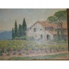 Paintings | Oil on canvas ‘Vineyard’, signed P. Moinat SA  – Antiques and home décor