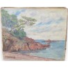 Paintings | Oil on canvas, ‘L’Esterel’, signed P. Moinat SA  – Antiques and home décor