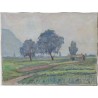 Paintings | Oil on canvas "Geneva Countryside 24" Moinat SA – Antiques and home décor